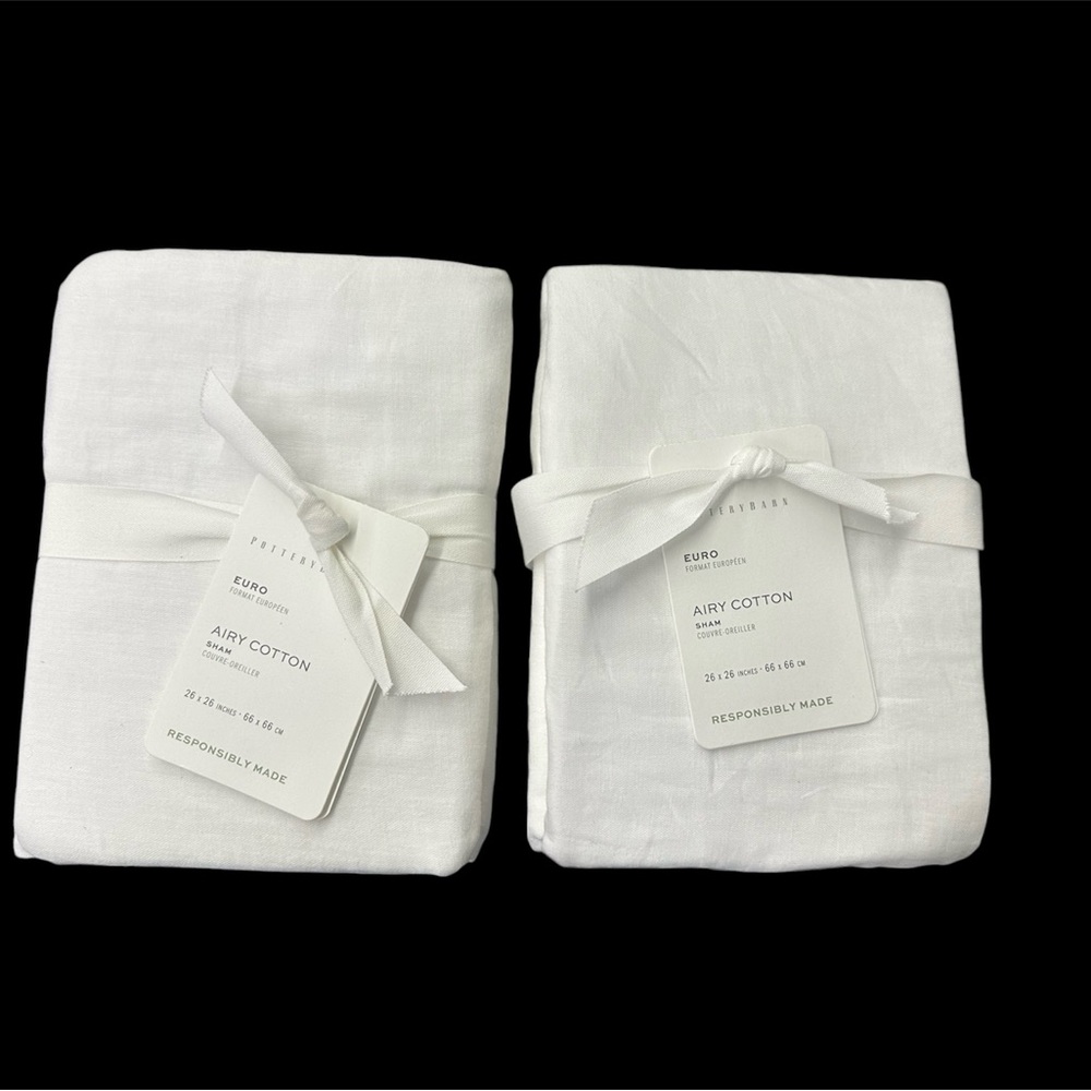 Pottery Barn Airy Cotton Euro Sham
